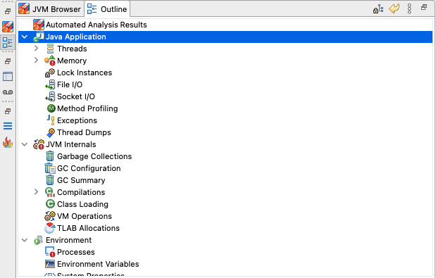 Options to view results by different categories